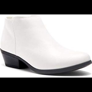 White NEW Booties